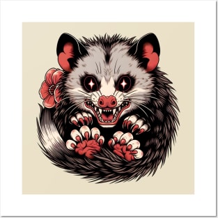 Anxiety possum Posters and Art